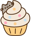 Pusheen and Cupcake cursor