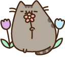 Pusheen and Flower cursor