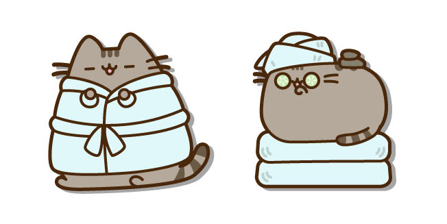 Pusheen and her Spa Treatments