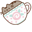 Pusheen and her Tea Ceremony pointer