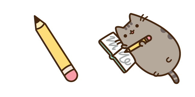 Pusheen and Pencil