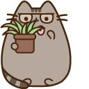 Pusheen and Plant Spring Cleaning cursor