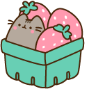 Pusheen and Strawberry cursor