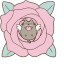 Pusheen and Tender Flowers cursor