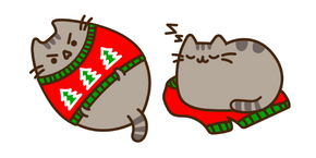 Pusheen and Ugly Holiday Sweater