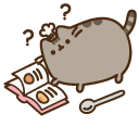 Pusheen Baking Bread cursor