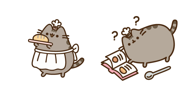 Pusheen Baking Bread