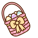 Pusheen Bunny and Easter Basket pointer