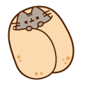 Pusheen Burrito and Bagel pointer