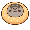 Pusheen Burrito and Bagel cursor