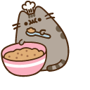 Pusheen Cooking an Apple Pie pointer