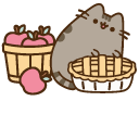 Pusheen Cooking an Apple Pie cursor