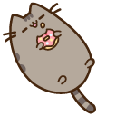 Pusheen Eating Donut cursor