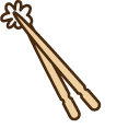 Pusheen Eating Rice pointer