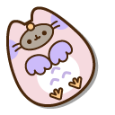 Pusheen in Owl and Raccoon Costumes pointer