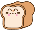 Pusheen Loaf of Bread cursor