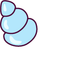 Pusheen Mermaid and Shell pointer