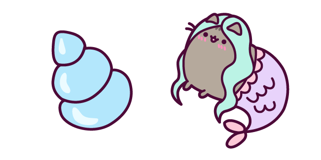 Pusheen Mermaid and Shell