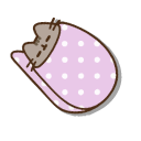 Pusheen Napping under a Blanket pointer