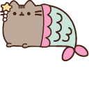 Pusheen Pretty Mermaid cursor
