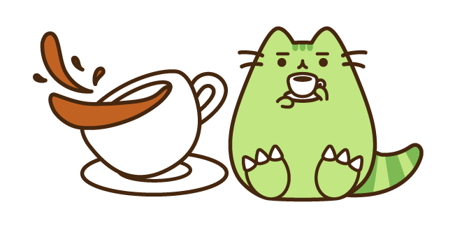 Pusheen Tea-Rex