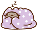 Pusheen under Lavender Blanket cursor