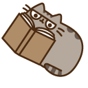 Pusheen Wearing Glasses pointer