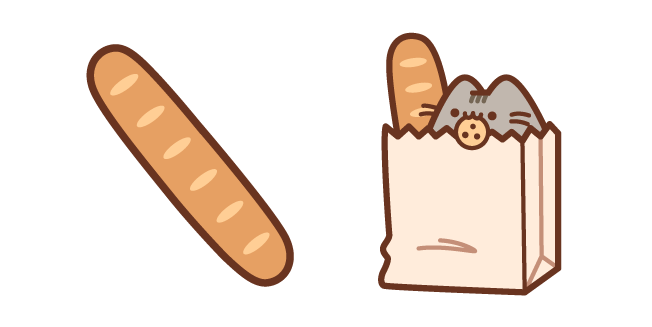 Pusheen with Bread