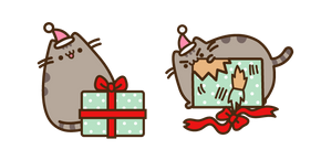 Pusheen with Christmas Present