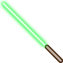 Pusheen Yoda and Lightsaber pointer