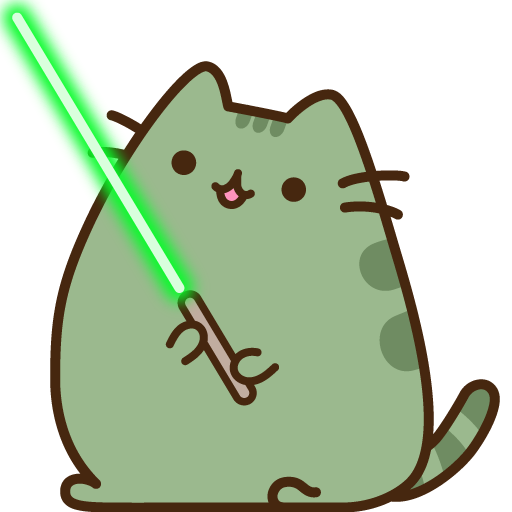 Pusheen Yoda and Lightsaber cursor