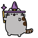 Witch Pusheen cursor