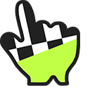 Checkered with Lime cursor
