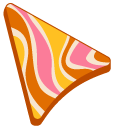 Colorful Waves Retro Pattern pointer
