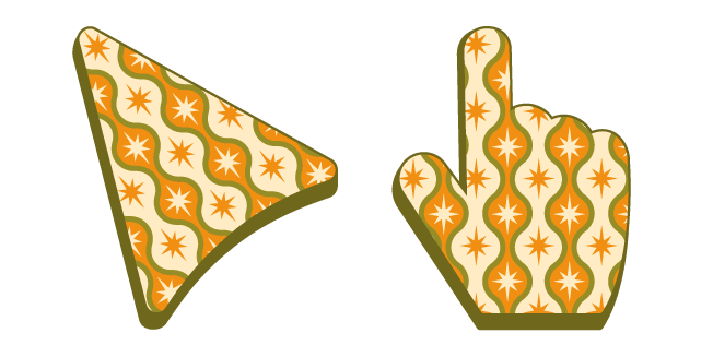 Ogee Retro Pattern with Stars