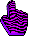 Purple Zebra cursor