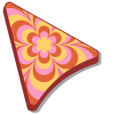 Trippy Infinite Flower Retro Pattern pointer