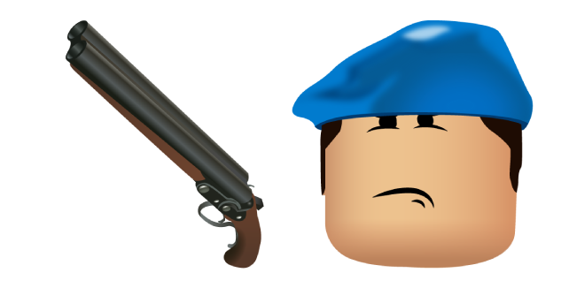 Roblox Arsenal Beret Skin and DB Shotgun