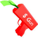 Roblox BIG Paintball Money Gun and Helmet pointer