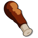 Roblox FORSAKEN Shedletsky and a Fried Chicken Leg pointer