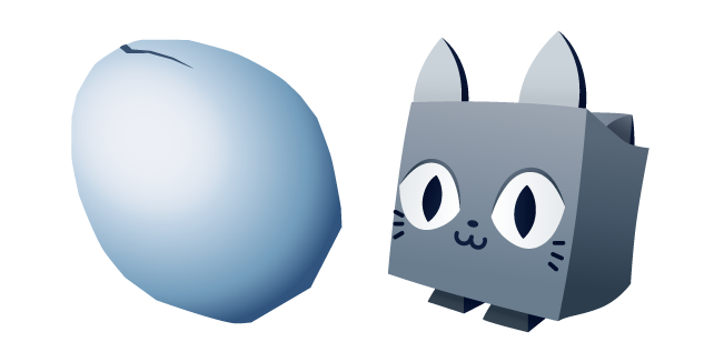 Roblox Pet Simulator Cat and Cracked Egg
