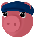 Roblox Piggy Georgie Piggy and Baseball Bat cursor