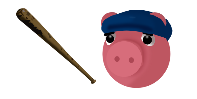 Roblox Piggy Georgie Piggy and Baseball Bat
