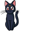 Sailor Moon Luna and Artemis pointer