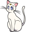 Sailor Moon Luna and Artemis cursor