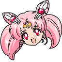 Sailor Moon Sailor Chibi Moon and Pink Moon Rod cursor