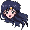 Sailor Moon Sailor Mars and Mars Flame Sniper cursor