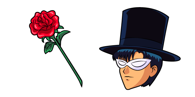 Sailor Moon Tuxedo Mask and Rose