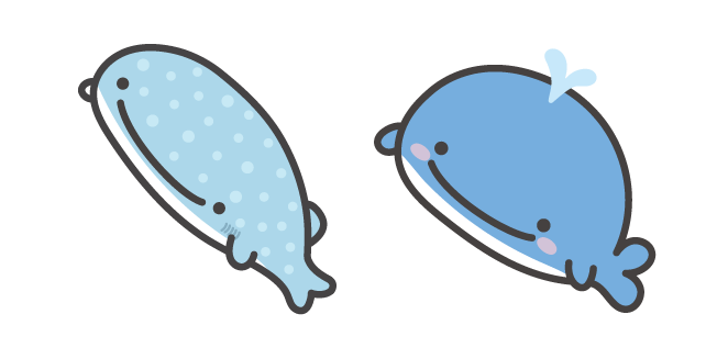 Cute Jinbesan and Kokujira