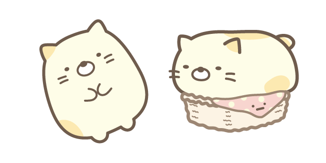 Cute Sumikko Gurashi Neko in Basket